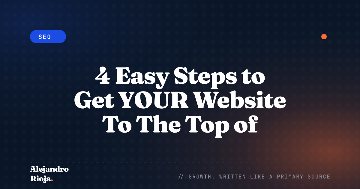 Rank your website