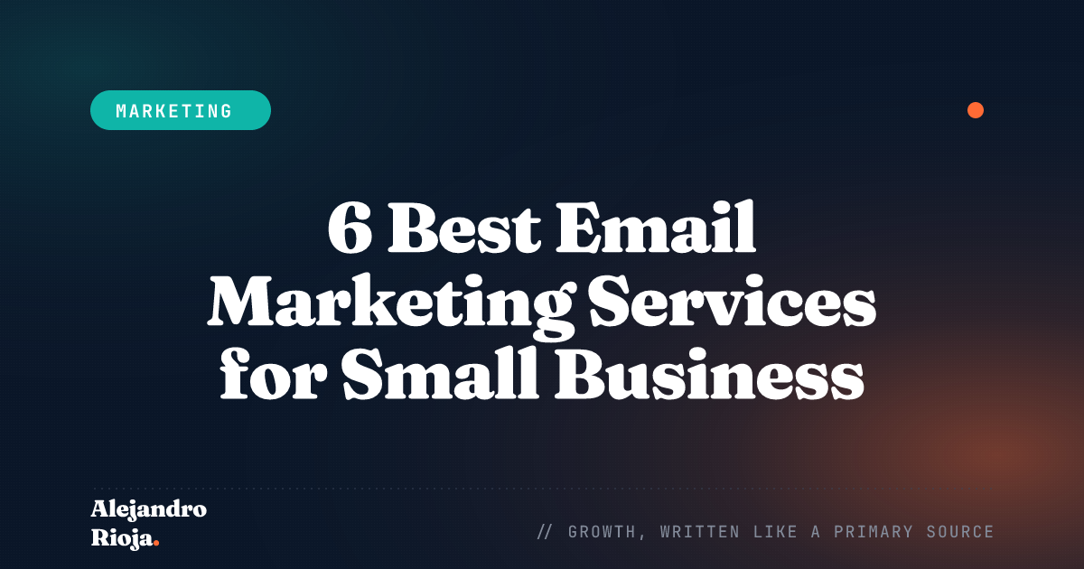 Best Email Marketing Services for Small Business