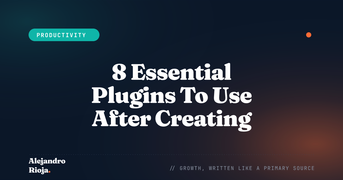 8 Essential Plugins To Use After Creating Your First WordPress Site