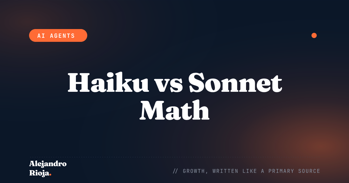 AI Agent Cost Math: When Haiku Beats Sonnet (and When It Doesn't)