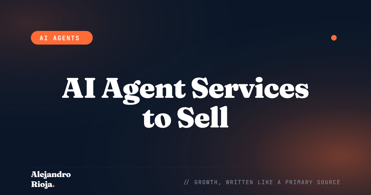 AI Agent Services Agencies Can Sell in 2026