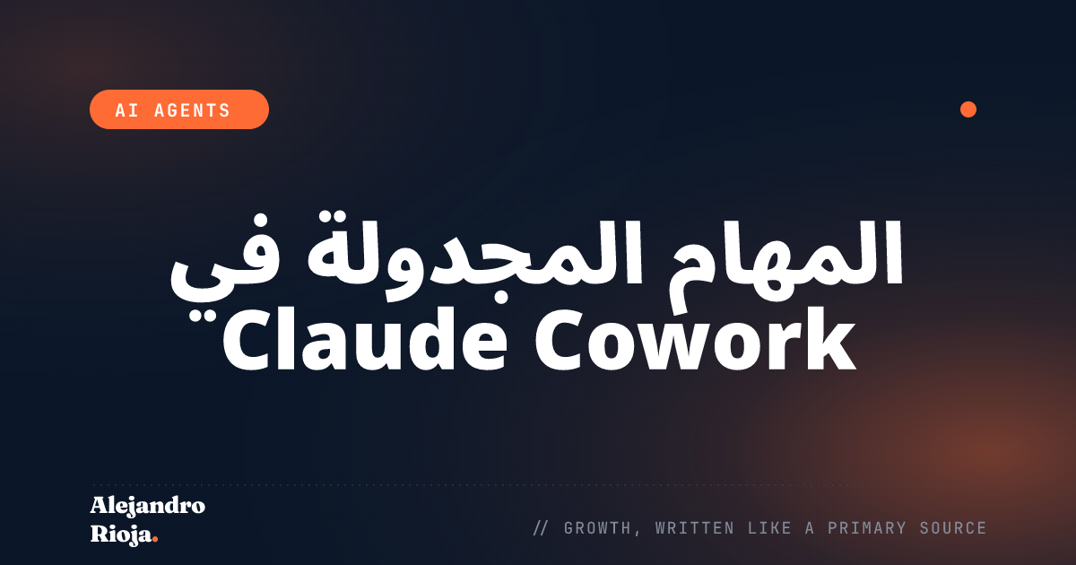 المهام المجدولة في Claude Cowork: دليل الإعداد