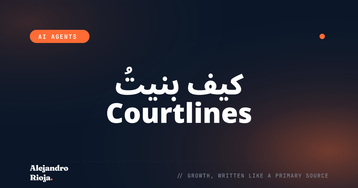 كيف بنيتُ Courtlines: منصة SaaS لإدارة الأندية، هندستُها مع Claude