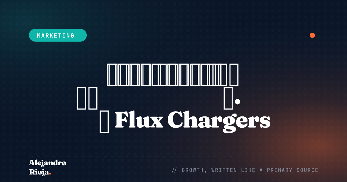كيف تبني عملاً تجارياً مربحاً. قصة Flux Chargers: من البيع في الشارع إلى 110 آلاف دولار شهرياً في 91 دولة