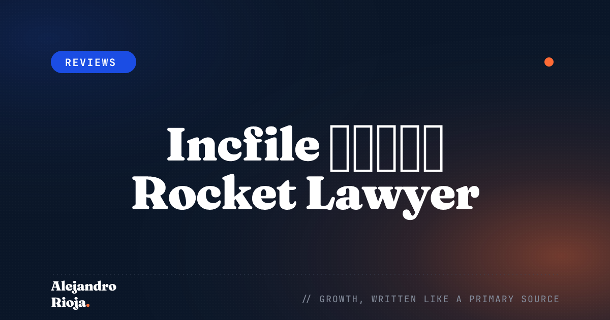 Incfile مقابل Rocket Lawyer