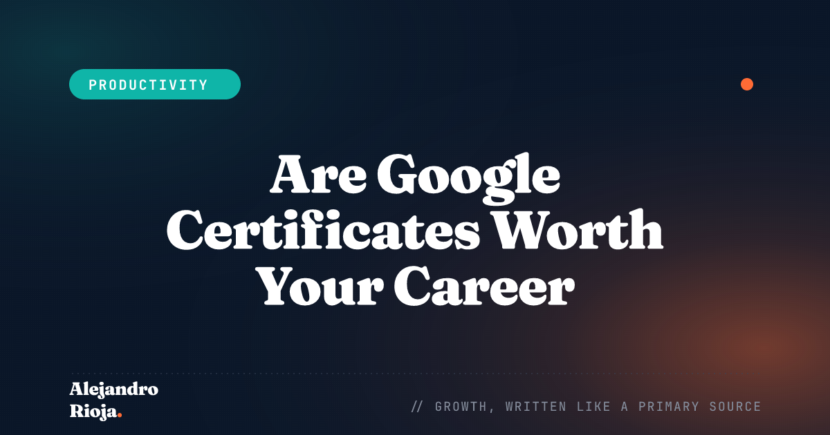 Are Google Certificates Worth Your Career Investment