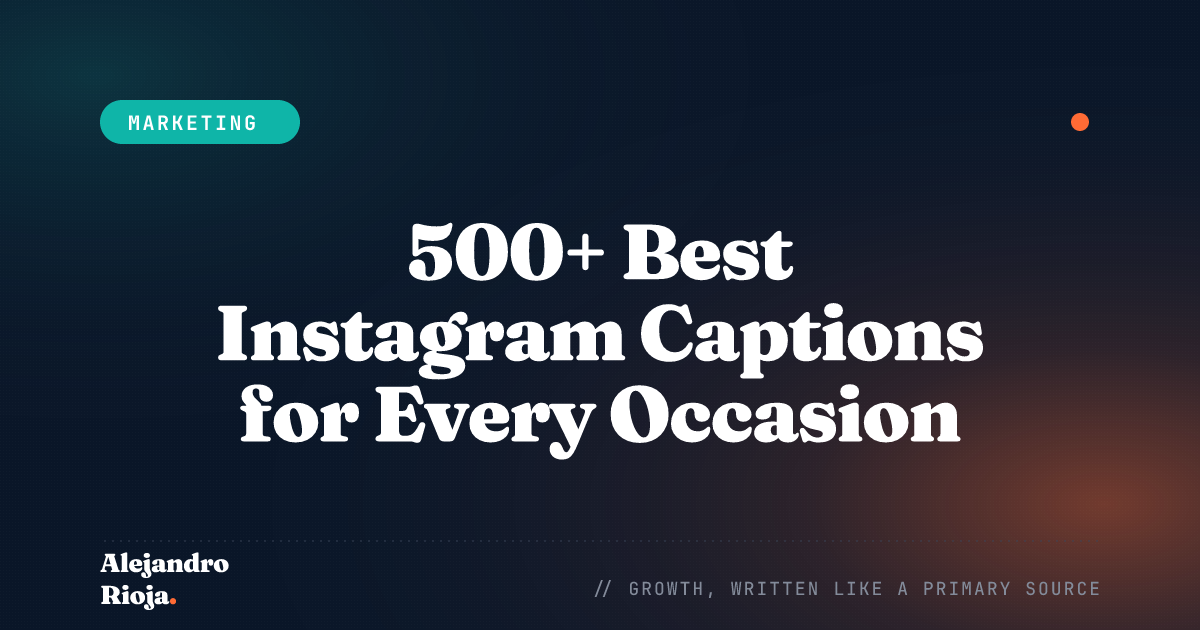 Instagram Caption examples