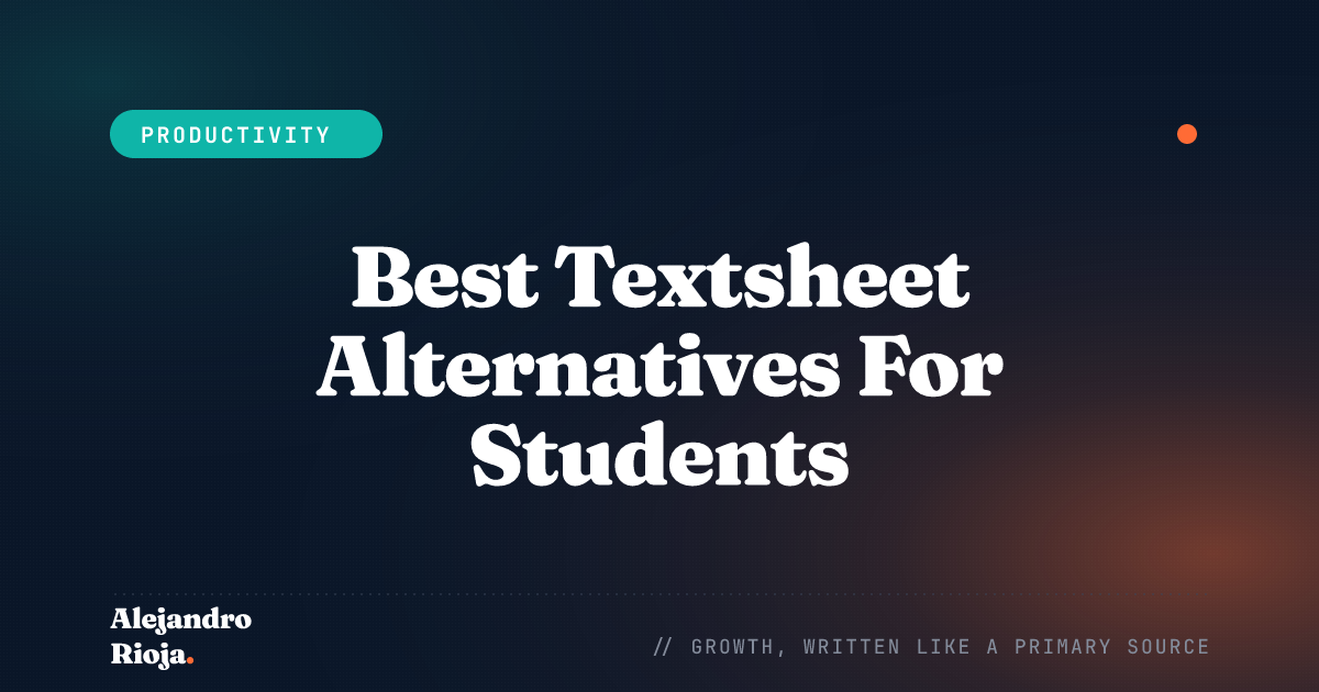 Best Textsheet Alternatives For Students