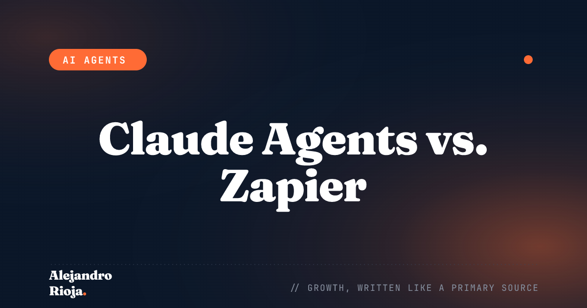 Claude Agents vs. Zapier: What I Actually Use and When
