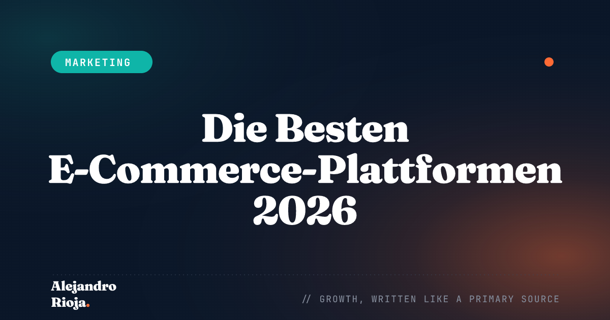 Die Besten E-Commerce-Plattformen 2026
