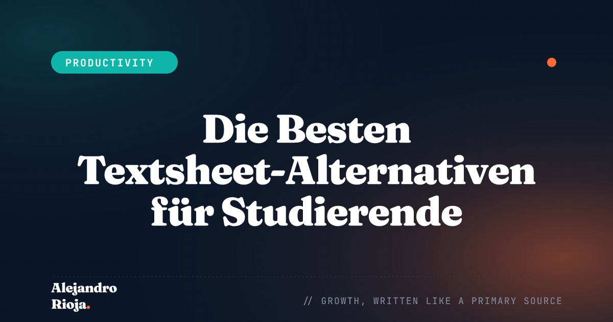 Die Besten Textsheet-Alternativen für Studierende