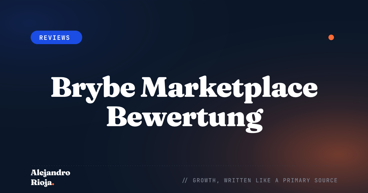 Brybe Marketplace Bewertung: Die erste Anlaufstelle für Freelancer und Influencer