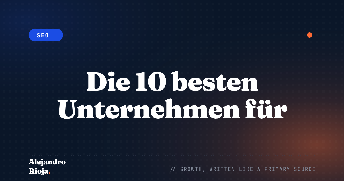 Die 10 besten Unternehmen für Conversion-Rate-Optimierung