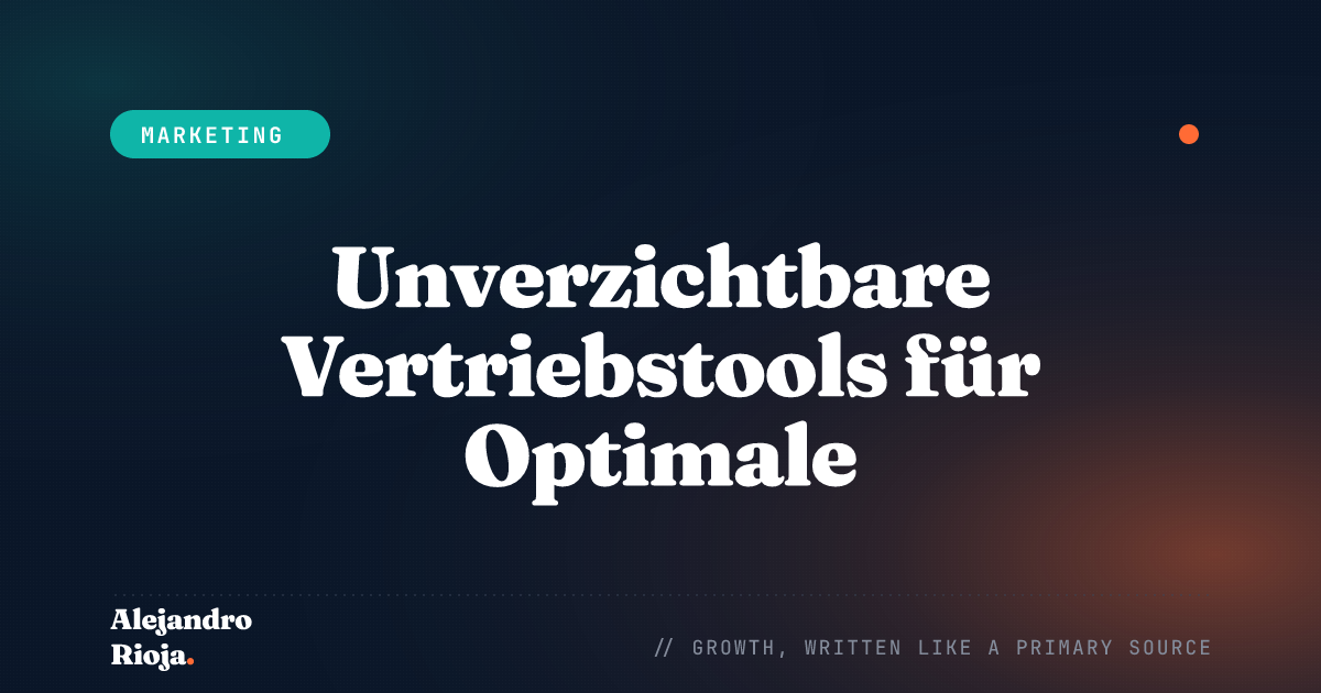 Unverzichtbare Vertriebstools für Optimale Ergebnisse Leistung und Produktivität Steigern