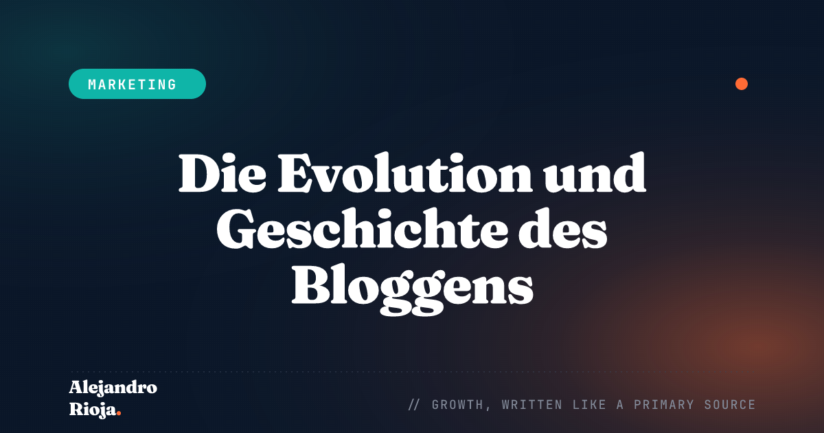 history of blogging