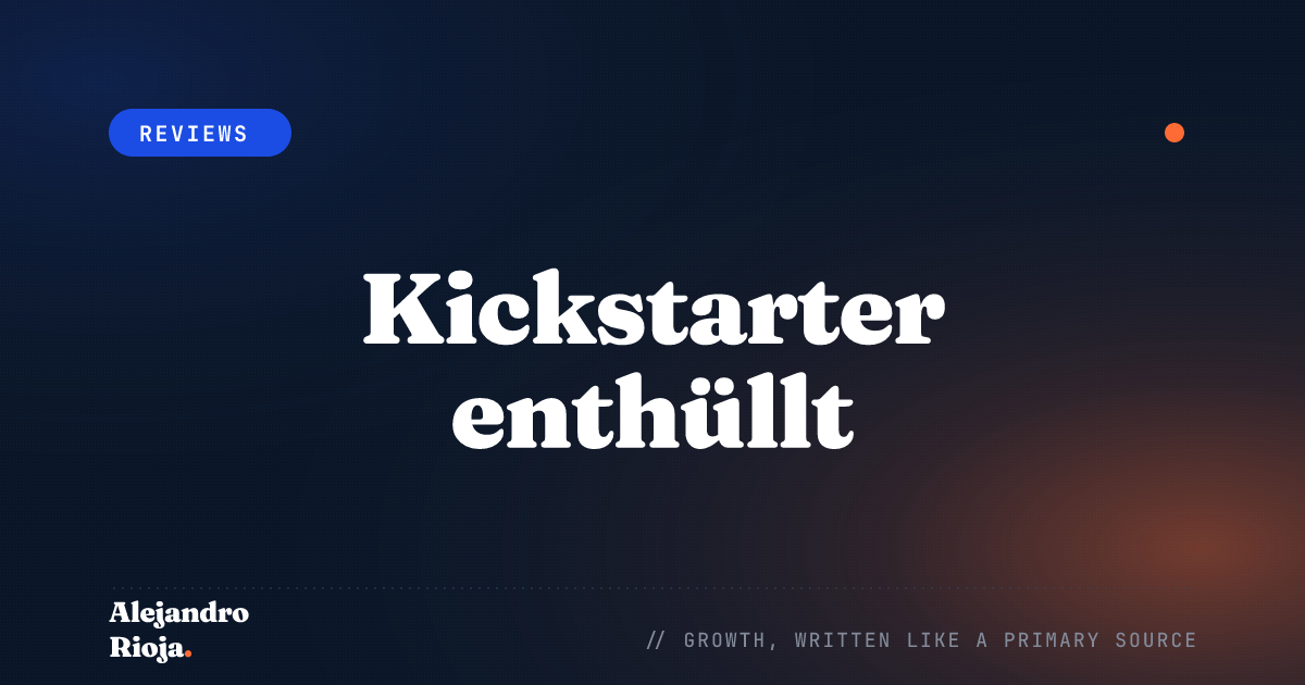 Kickstarter enthüllt: Wie die Plattform Einnahmen generiert