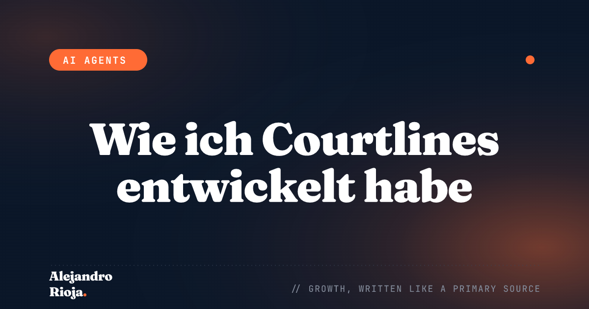 Wie ich Courtlines entwickelt habe: Eine SaaS für Clubmanagement, technisch umgesetzt mit Claude