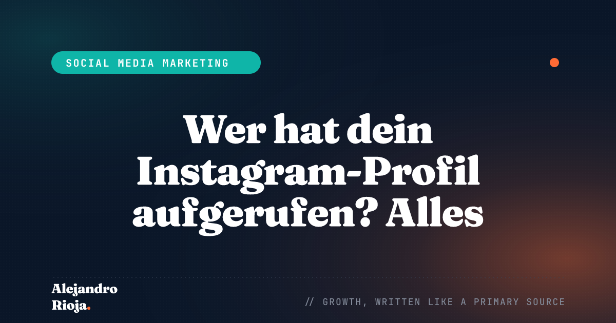 Wie du überprüfst, wer dein Instagram-Konto besucht