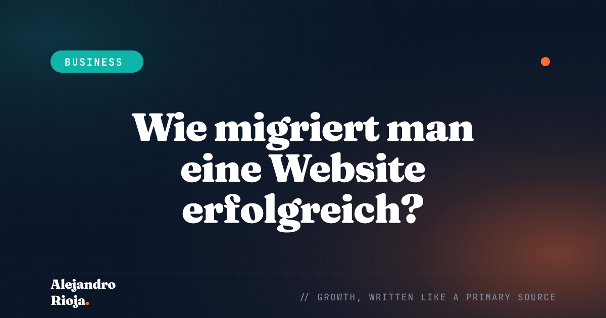Wie migriert man eine Website erfolgreich