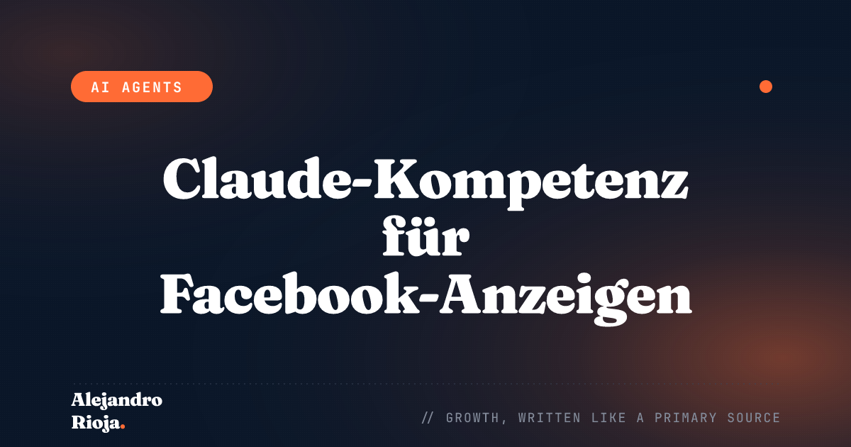 Claude-Kompetenz zur Verwaltung von Facebook-Anzeigen mit der Graph API