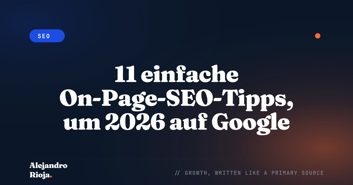on page SEO tips
