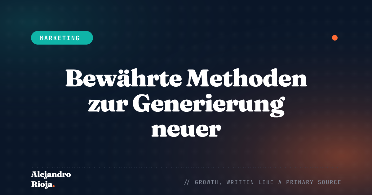 Bewährte Methoden zur Generierung neuer Content-Ideen