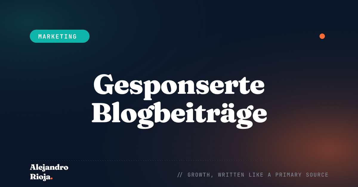 gesponserte Beiträge