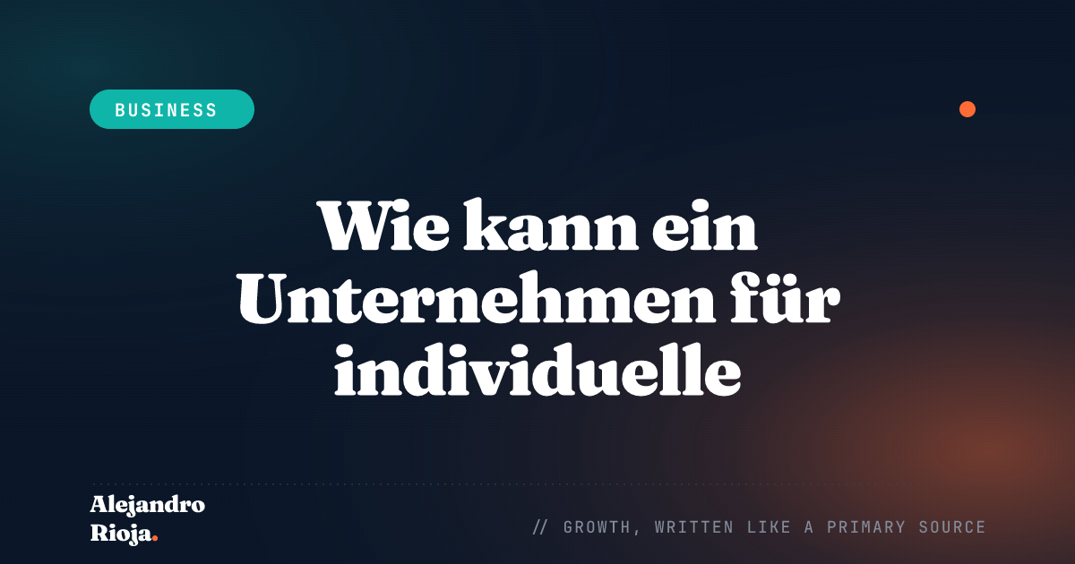 individuelle Softwareentwicklung