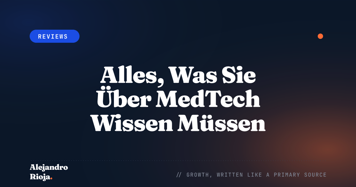 Alles Was Sie Über MedTech Wissen Müssen Die Zukunft Von Medizin Und Technologie