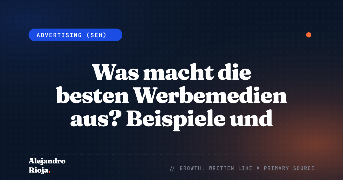 Werbemedien