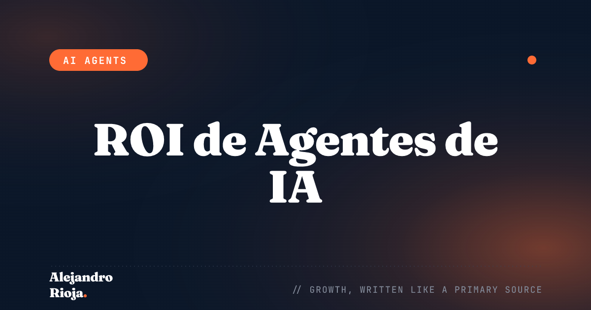ROI de Agentes de IA: Cómo Decido si Vale la Pena Construir una Automatización