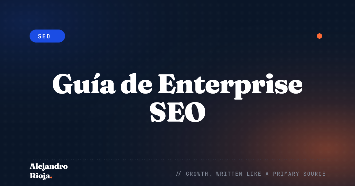 Qué es el Enterprise SEO