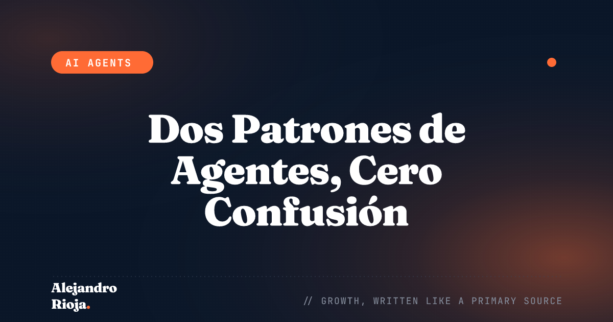 Agentes por Eventos vs Agentes Programados: Qué Patrón Usar en Cada Caso
