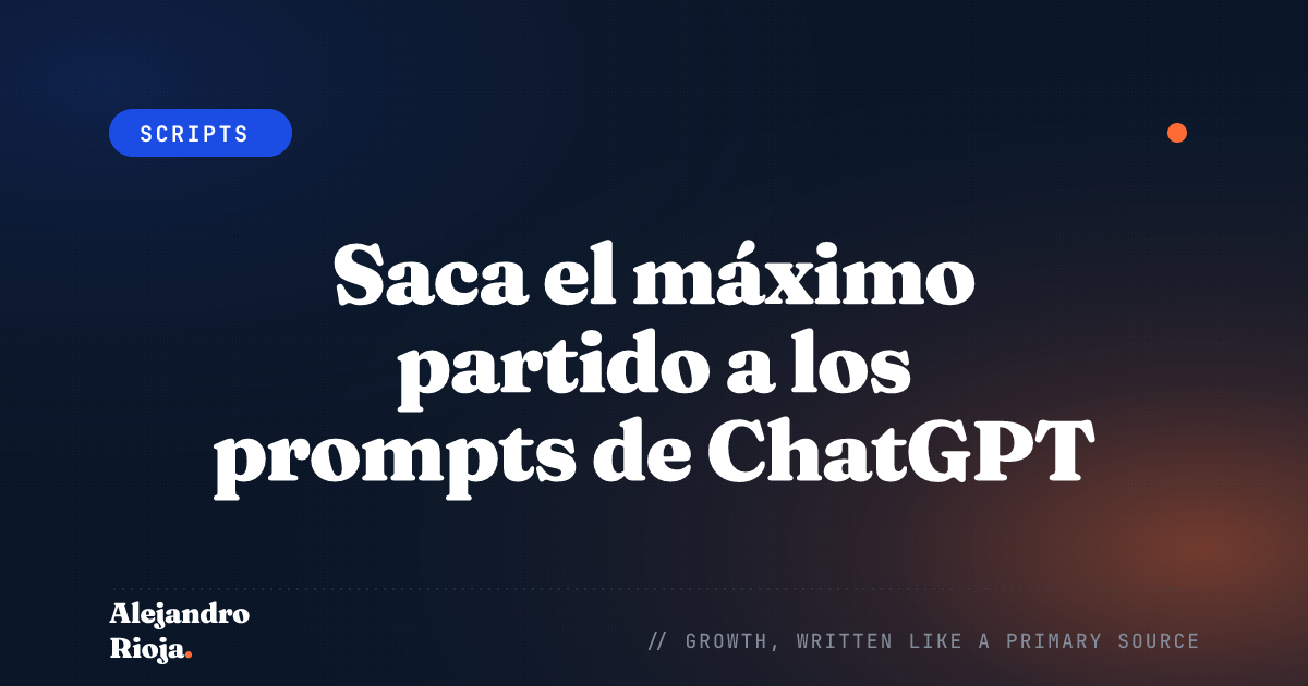 Saca el máximo partido a los prompts de ChatGPT: qué pedirle para obtener asistencia personalizada