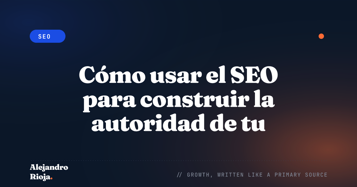 SEO de autoridad de marca