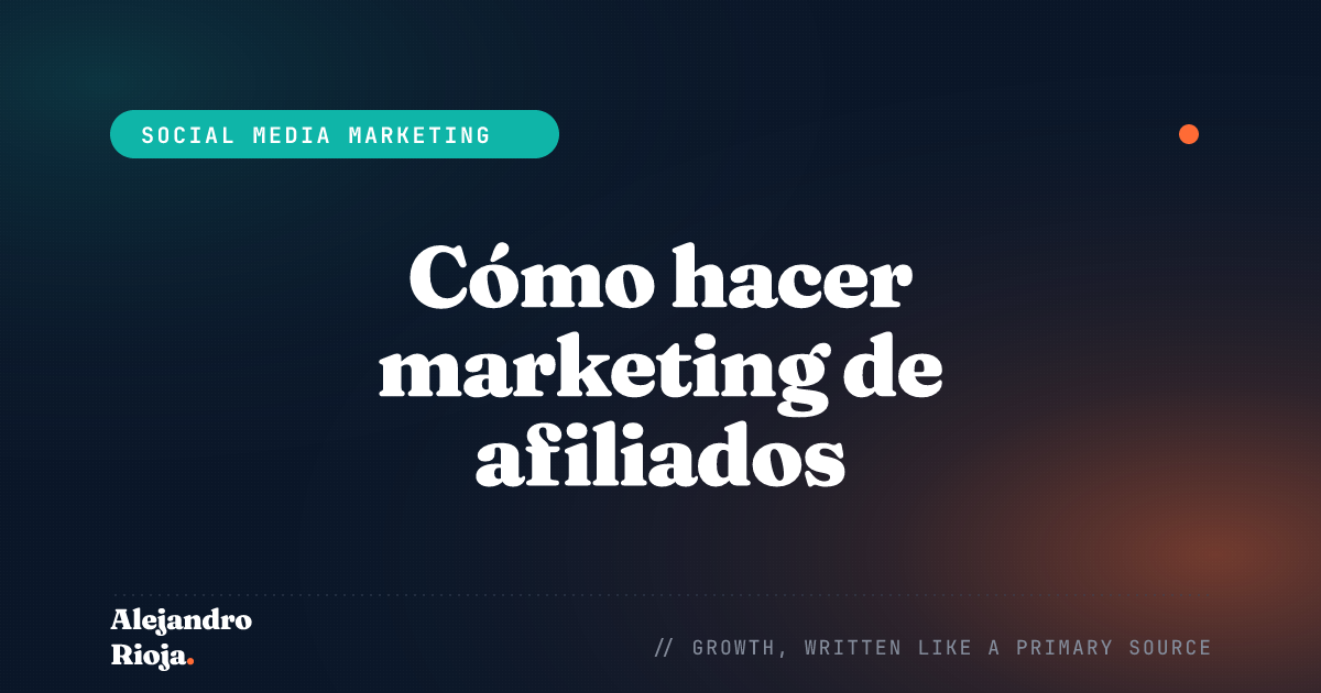 Marketing de afiliados