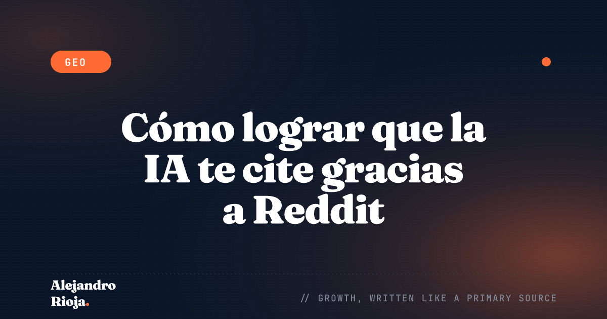 Cómo lograr que la IA te cite gracias a Reddit