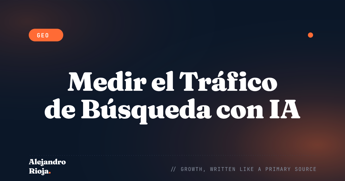 Cómo Medir si la Búsqueda con IA Realmente te Está Enviando Tráfico