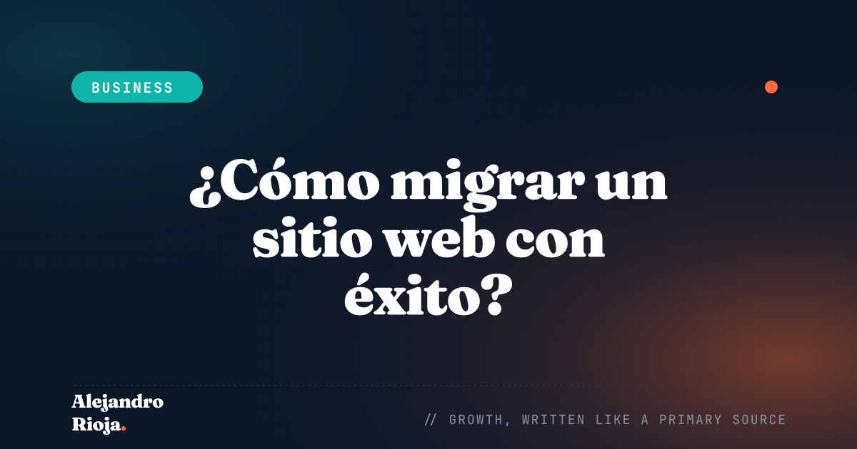 Cómo migrar un sitio web con éxito