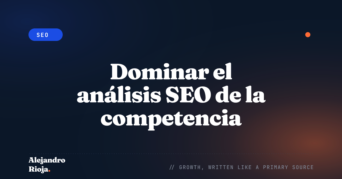 Mastering SEO Competitor Analysis Strategies For Success