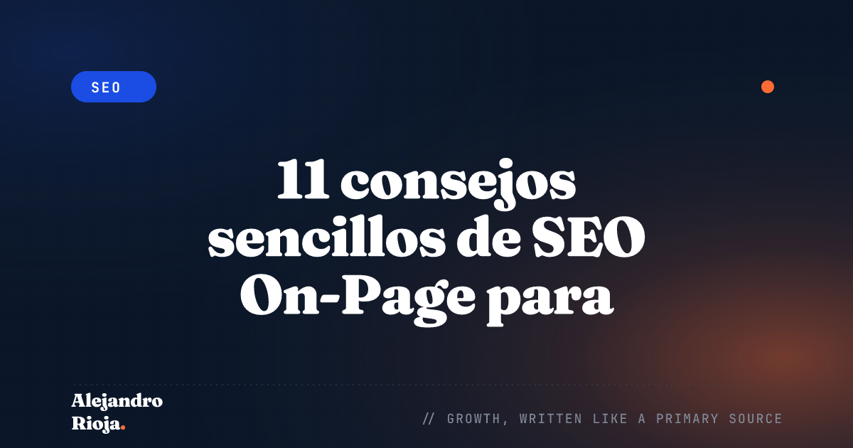 on page SEO tips