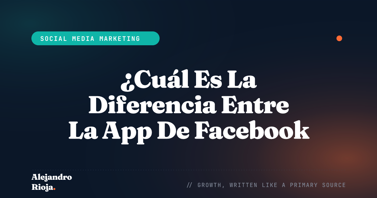 App de Facebook y Touch