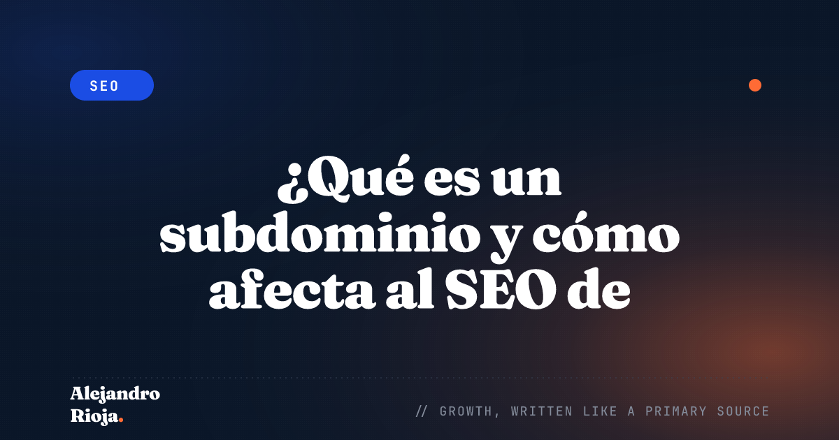 What is a Subdomain, and How Does it Affect Your Site's SEO