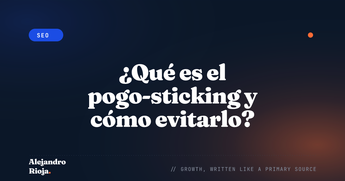 Qué es el pogo-sticking