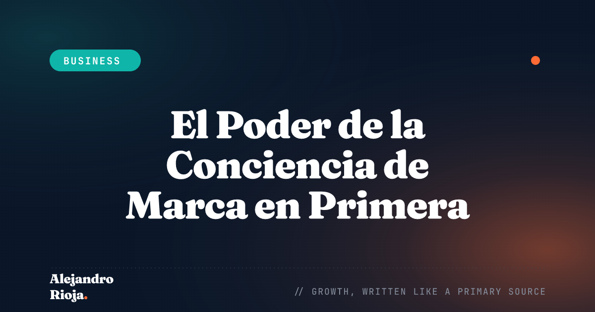 El Poder de la Conciencia de Marca en Primera Posición (TOMA) en el Reconocimiento de Marca