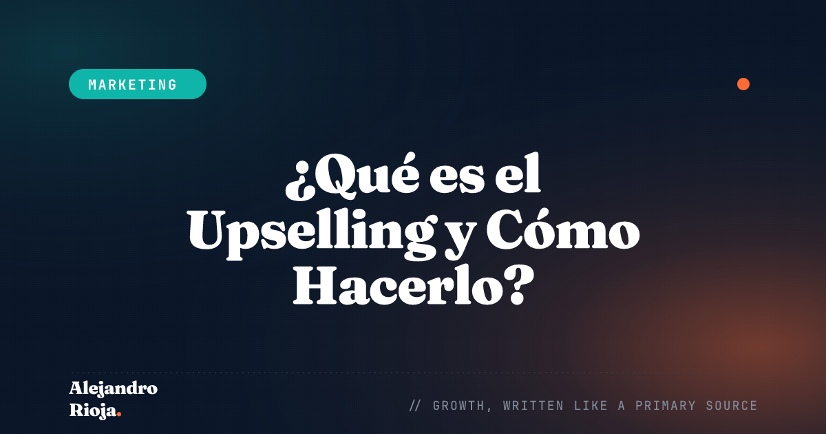 cómo hacer upselling