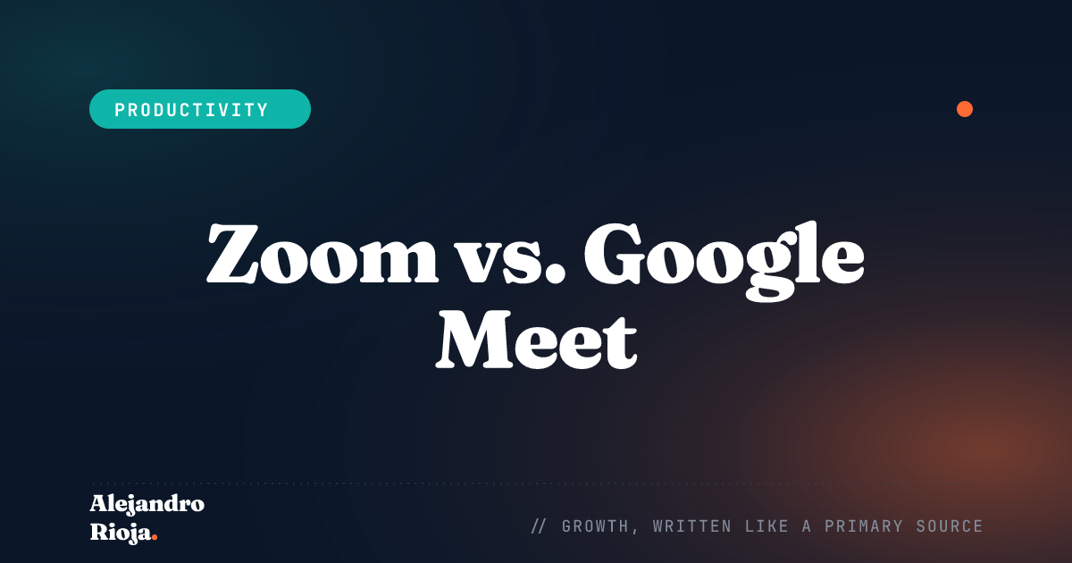 Zoom vs. Google Meet: ¿Cuál es mejor?