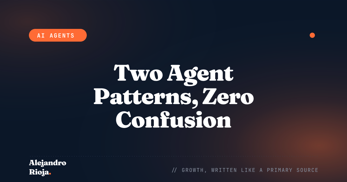 Event-Triggered vs Scheduled Agents: Which Pattern for Which Job