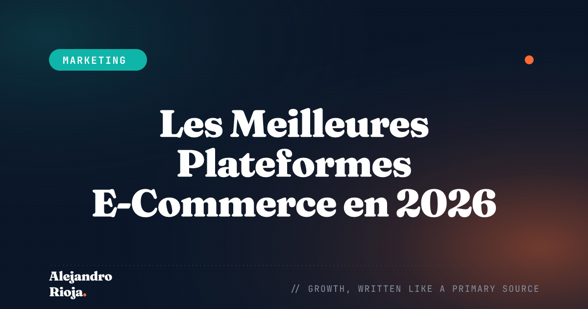 Les Meilleures Plateformes E-Commerce en 2026
