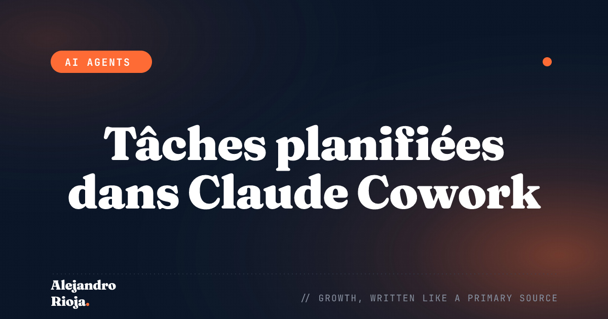 Tâches planifiées dans Claude Cowork : le guide